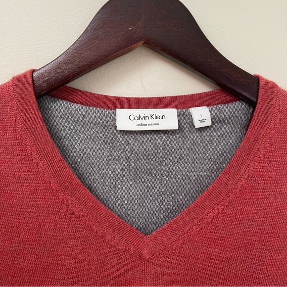 Men’s Calvin Klein Merino Wool Sweater - Picture 3 of 10